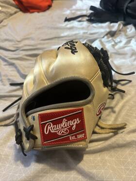 Rawlings 083321523588 9.5-inch Infield Training Glove Heart Of The Hide Euc Fresh Relace