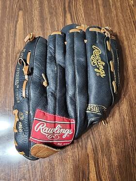 Rpr06 Rawlings 083321565250 Mark Of A Pro Fastback Baseball Glove Rht 12 Inch Black Leather Vguc