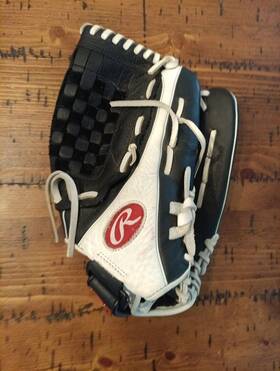 Rso130bw-3 Rawlings 083321599231 Shutout 12.5 Inch Softball Glove Rso130bw-3/0 13 Bsk/flcv C1