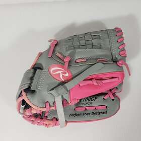 St100gp Rawlings 083321742095 Girls Storm Softball Glove 10 Inch Gray/pink Right Handed Throw St100gp Rawlings 083321742095 Girls Storm Softball Glove 10 Inch Gray/pink Right Handed Throw