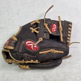 R105bbr Rawlings 083321742316 Highlight Renegade 10.5 Inch Brown Leather Baseball Glove Rht Euc