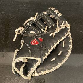 Rrsofbm12-rht Rawlings 083321848346 Shut Out First Base Mitt Black/white 12 Inch Rrsofbm12-rht Rawlings 083321848346 Shut Out First Base Mitt Black/white 12 Inch
