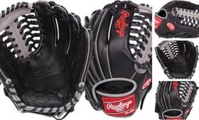 Rawlings 083321866661 12 Inch Infield / Pitcher Black Modified Trap-eze Web Right Hand Throw