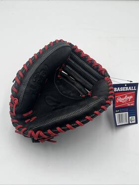 Ss315cmb Rawlings 198308577642 Black Leather Rht Catchers Baseball Mitt Glove New 31.5 Inch Nwt Ss315cmb Rawlings 198308577642 Black Leather Rht Catchers Baseball Mitt Glove New 31.5 Inch Nwt