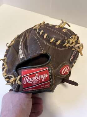 4sc32cmpt Rawlings Sc450 Regular Catchers Mitt Right Hand Throw