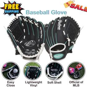 530012 Rawlings T-ball And Youth Baseball Glove 10 In For Ages 5-7 Lightweight Vinyl Easy Close