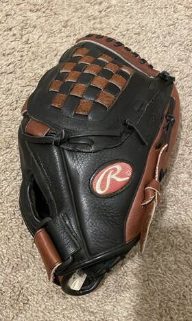 Rawlings Af130-reg Af130 Reg 13 Inch Flexloop Basket Web Black/brown Leather Softball Glove