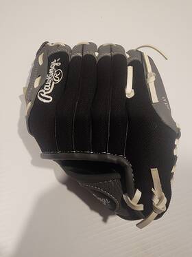 Bbg95g Rawlings Baseball Glove Leather 9.5 Inch Basket-web Black Gray Bbg95g Rawlings Baseball Glove Leather 9.5 Inch Basket-web Black Gray