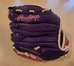 Rawlings Bebs5 Purple And Pink Youth Baseball Glove