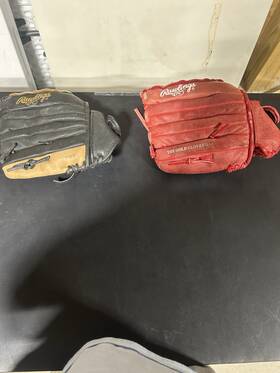 Rawlings Blbc5 Renegade 12 Inch Leather Baseball Softball Glove Black Tan Red