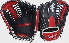 Bo206-4ns Rawlings Breakout 12 Inch Infielder Pitcher Glove Red White Blue Rht Bo206-4ns Rawlings Breakout 12 Inch Infielder Pitcher Glove Red White Blue Rht