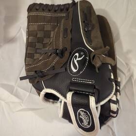 Brg130g Rawlings Baseball Glove Youth 12 Inch Brg120 Players Series Right Hand Throw Black
