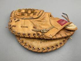 Cm-25 Rawlings Vintage First Baseman Mitt Glove Baseball Cm 25 Left Hand Throw