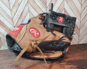 D150idb Rawlings 11-1/2 Inch Leather For Left Hand Brown Black Baseball Glove D150idb Rawlings 11-1/2 Inch Leather For Left Hand Brown Black Baseball Glove