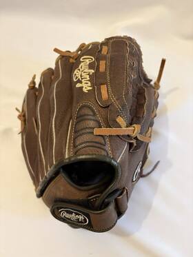 Rawlings Ekba29 Fp120 Fastpitch Softball Leather Glove 12 Inch Mitt Zero Shock. Rht