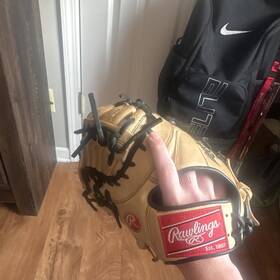 Rawlings Eoll29 Gold Glove 11.5 Inch Tan Leather Infield Baseball Left Hand