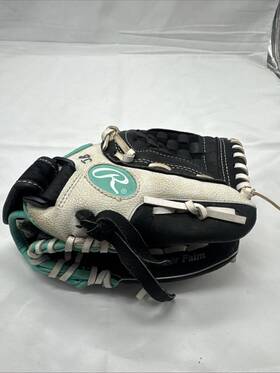 Fp105bw Rawlings Right Hand Throw 10.5 Softball Glove Fastpitch Black White Teal