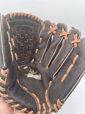 Fp12.5 Rawlings Fast Pitch Softball 3d Web 12.5 Inch Brown Leather Glove Model Rht