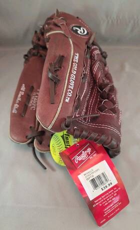 Fp125pc Rawlings Nwt Fastpitch 12 1/2 Inch Softball Glove Right Throw Leather Fp125pc Rawlings Nwt Fastpitch 12 1/2 Inch Softball Glove Right Throw Leather