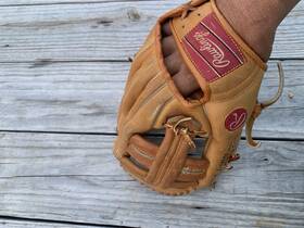 Rawlings Fw24 Leather Baseball Glove Left Hand Throw Deep Well Brown/red