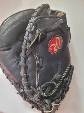 Gecm325g Rawlings Black Leather Catchers Mitt Gecm325g Rawlings Black Leather Catchers Mitt