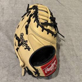 Gg130spcfb Rawlings 13 Inch Gg Elite Series Glove Soft Leather Right Hand First Base Mitt Camel