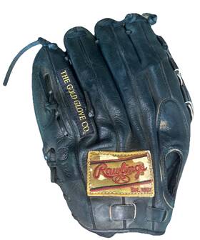 Gg502 Rawlings Gold Label Baseball Glove 12.5 Inch Rht Black Heavy Use