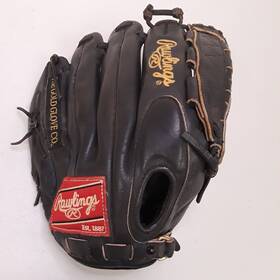 Gg502b Rawlings 12.5 Inch Baseball Glove Black Leather Right Hand Thrower Pro Design
