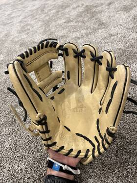 Gge1125icb Rawlings 11 1/4in Tan Leather Infield/outfield Baseball Glove