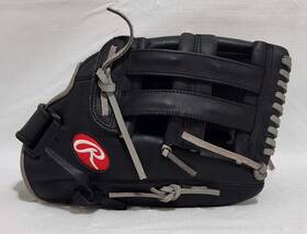 Gge13hb Rawlings Pro Design Softball Baseball 13 Inch Glove Rht Black/gray