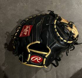 Gge325bccm Rawlings Gg Elite Ggecm325n Bb/sb Catchers Mitt Glove Rh Throw Black 32 1/2 Inch