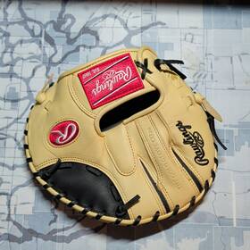 Ggefl12tr Rawlings Elite 28 Inch Tan/black Leather Baseball Softball Mitt Ggefl12tr Rawlings Elite 28 Inch Tan/black Leather Baseball Softball Mitt