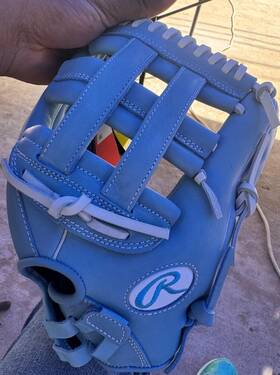 Ggefp1125hcb Rawlings Gg Elite 12.25 Inch Rht Glove Leather Pro Design Blue/white