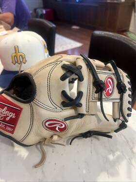 Ggel1251c Rawlings Leather Baseball Glove 11 1/4 Inch