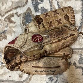 Gj59 Rawlings Gj55 Red Reggie Jackson Baseball Glove Wing Tip Left Hand Throw Lht