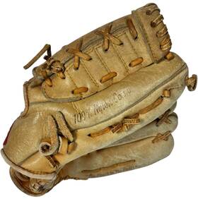 Gj58 Rawlings Brooks Robinson Inch Deep Well Pocket Nylon Sewn Baseball Glove Rht