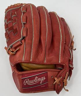 Gj65 Rawlings 10.5 Inch Roberto Clemente Red Leather Baseball Glove Left Hand Throw