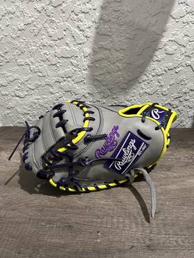 Gr2fhg2af Rawlings Catcher Glove Hoh Graphic Speed Shell Rh Lht 33 Gray