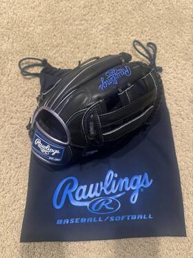 Gr3fhmn65 Rawlings Glove Heart Hide Metallic Black/royal Fielder 11.75 3/4 Japan