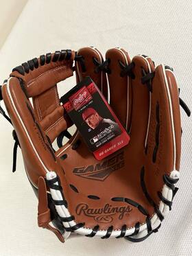 Gxle314-2brcf Rawlings Gamer Xle 11 1/2 Inch Baseball Glove Nwt Black/brown