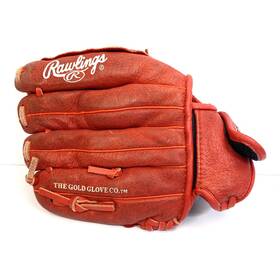 H1055 Rawlings Highlight Series Red Leather Youth Baseball Glove 10.5 Inch Rht Nice H1055 Rawlings Highlight Series Red Leather Youth Baseball Glove 10.5 Inch Rht Nice