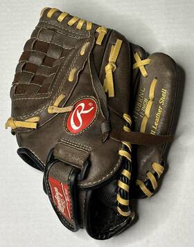 H110brnc Rawlings Highlight Series 11in Rht Baseball Glove Basket-web Brown