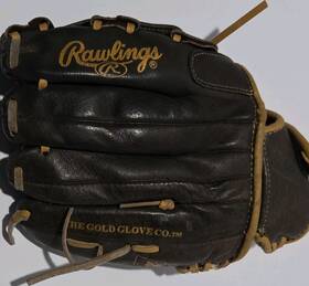 Rawlings H1150t Gold Glove 11in Leather All Shell Lht Black/tan