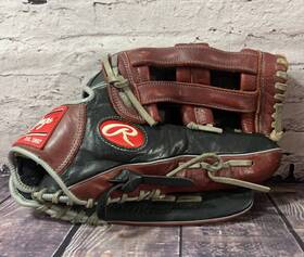 Hp302c-6cch Rawlings Pro Design 12.75 Inch Infield Baseball Glove Rht Burgundy/black