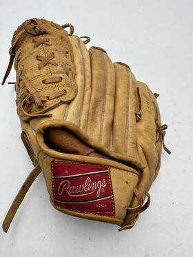 Lh1299 Rawlings Vntg Leather Baseball Glove Left Handed Jim Seaver Pitcher