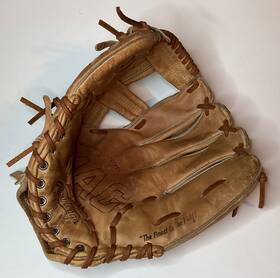 Mag-km14 Rawlings Vtg Mag Km14 13 Inch Rht Softball Baseball Glove Made In U.s.a. Re-laced