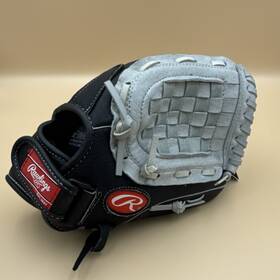 Meisc115bgb-6 Rawlings Meisc115bgb-6/0 Sure Catch Pro Shock 11.5 Inch Baseball Glove Black Gray Leather