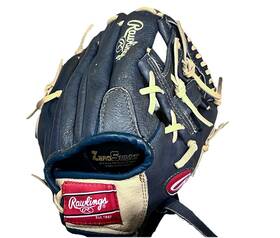 Rawlings Mpl105mw Manny Machado 10 1/2 Inch Youth Lh Throw Leather Glove Blue/tan