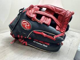 Mpl115ra Rawlings Pro Lit Ronald Acuna 11.5 Inch Leather Baseball Glove Black Red