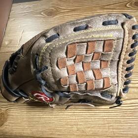 Rawlings Pfp1910bb Player Preferred 11 Inch Right Hand Throw Leather Basket Web Glove Brown